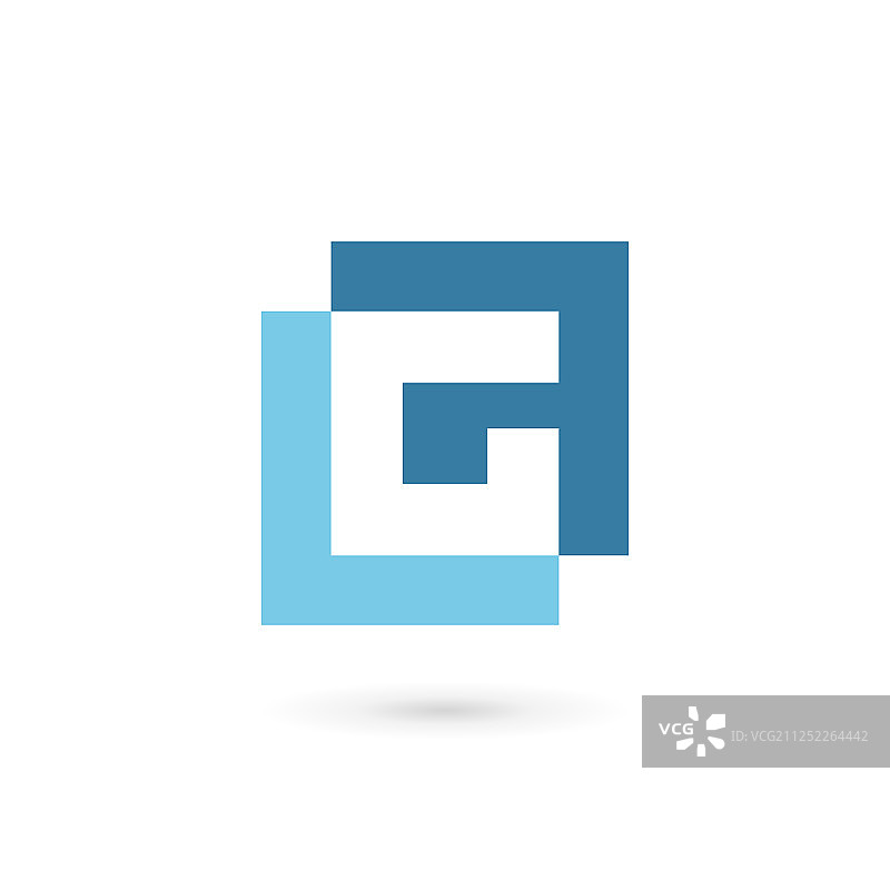 字母G logo图标设计模板元素图片素材