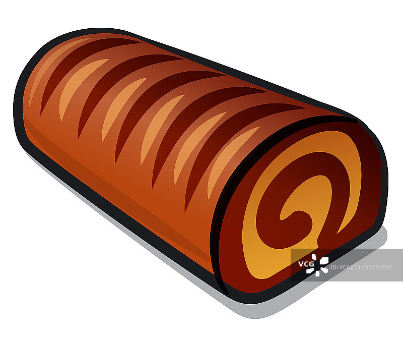 甜味蛋糕卷图片素材