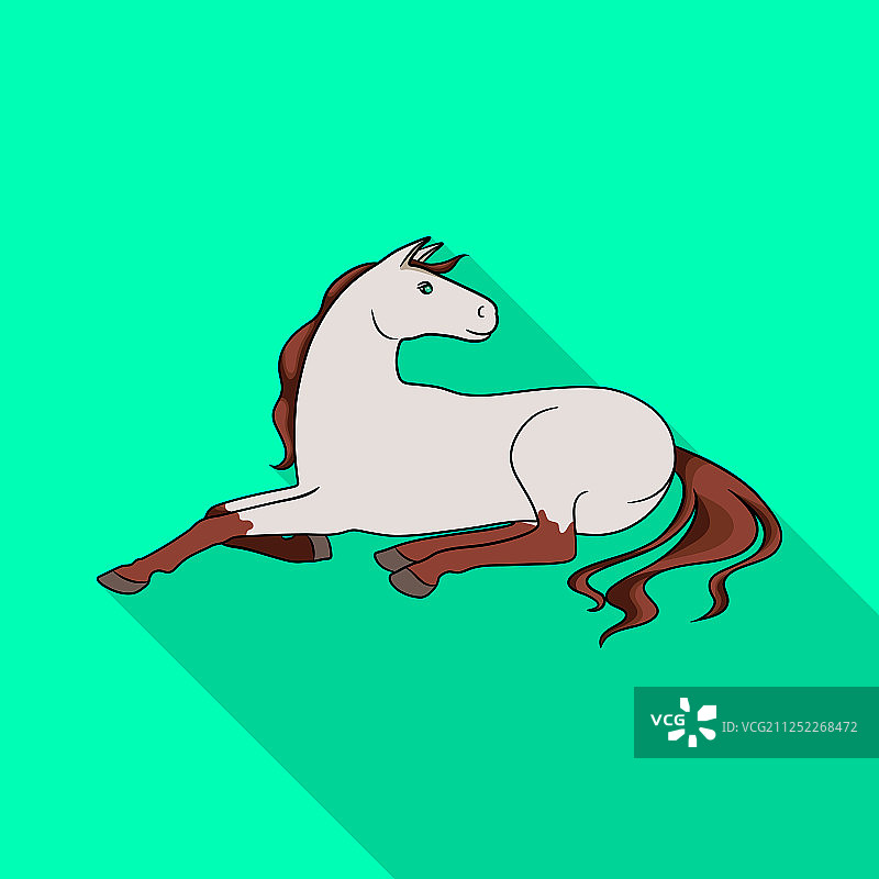 马和品种标志图片素材