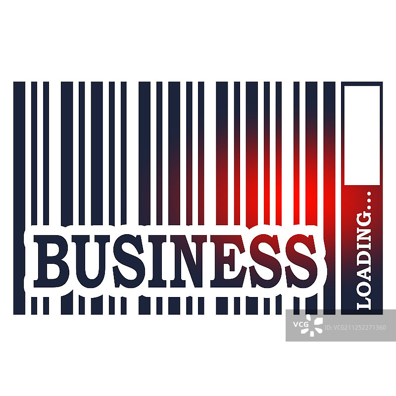 商业词汇和条形码图片素材