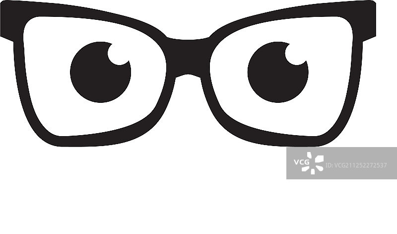 眼镜平面设计模板图片素材