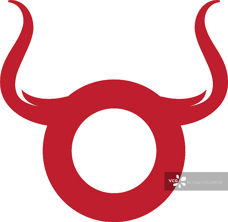 金牛座标志模板图标设计图片素材