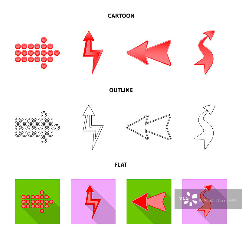 设计元素和箭头符号图片素材