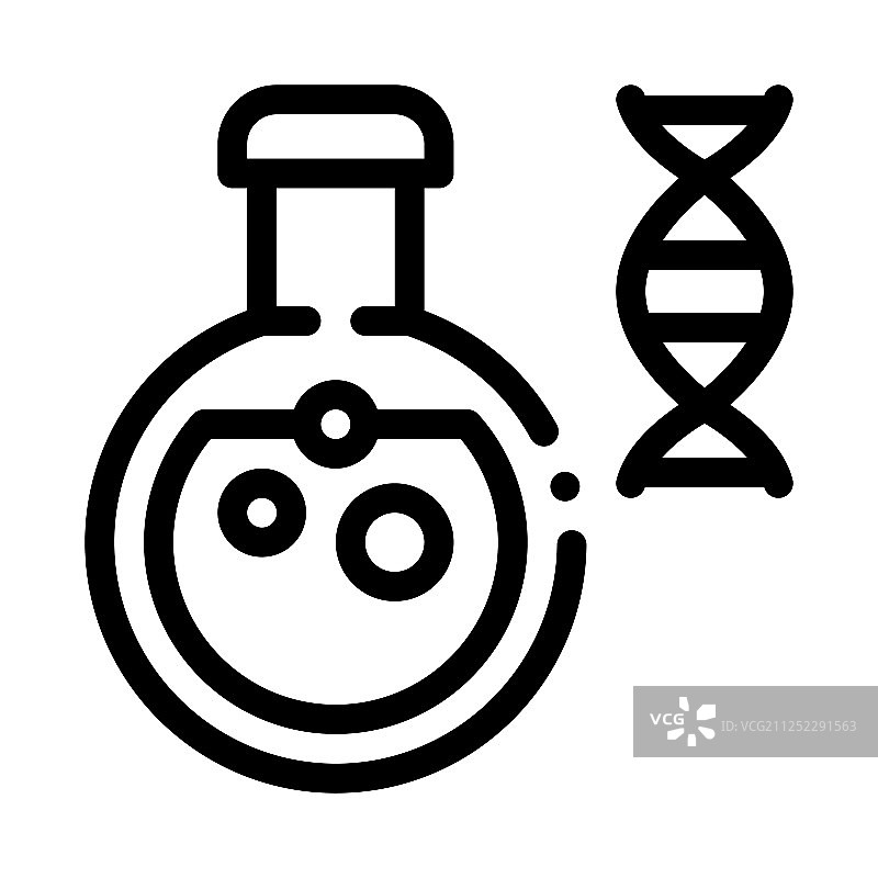 化学实验室玻璃器皿生物材料图标图片素材
