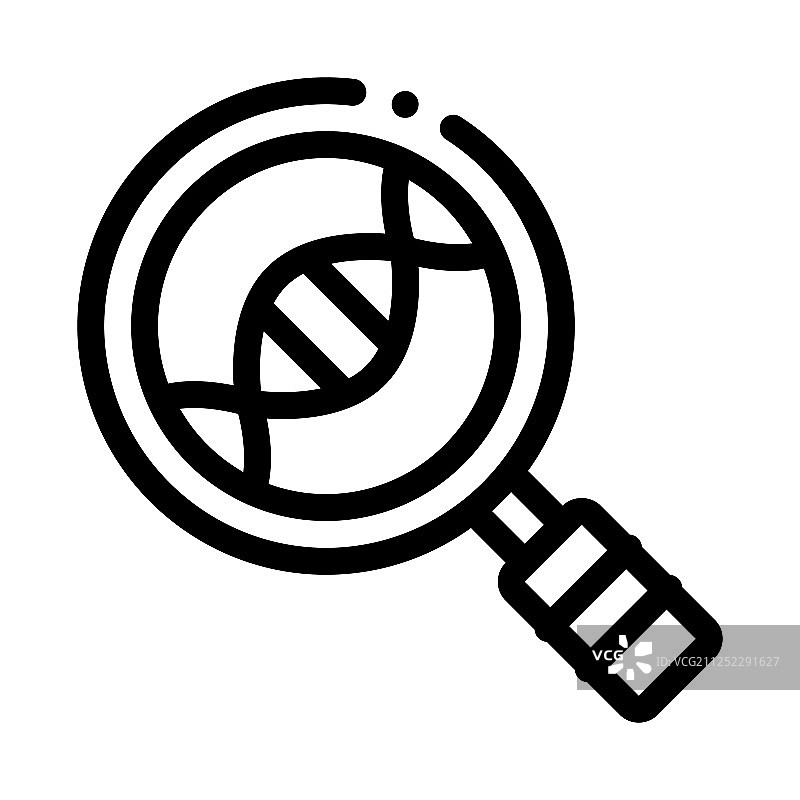 实验室放大镜分子生物材料图片素材