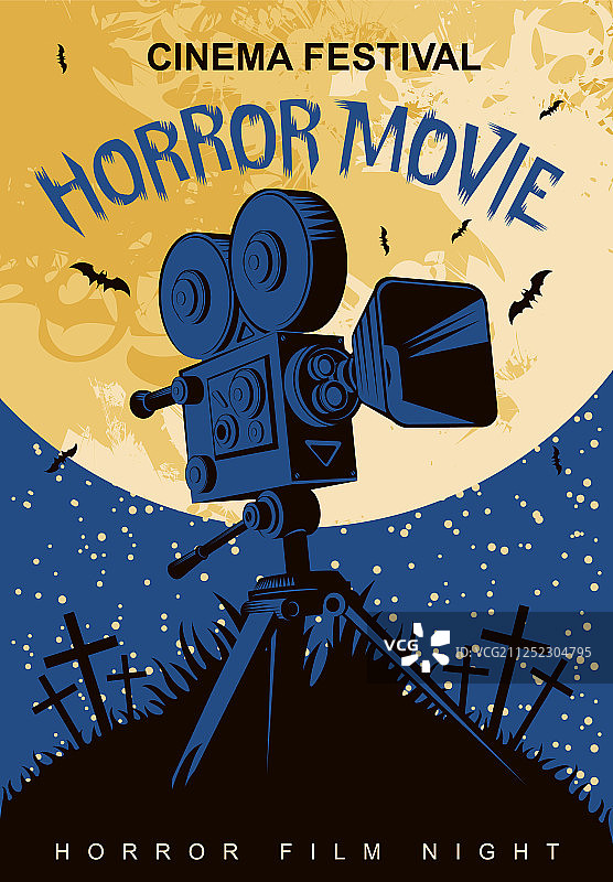 恐怖电影节惊悚电影海报图片素材