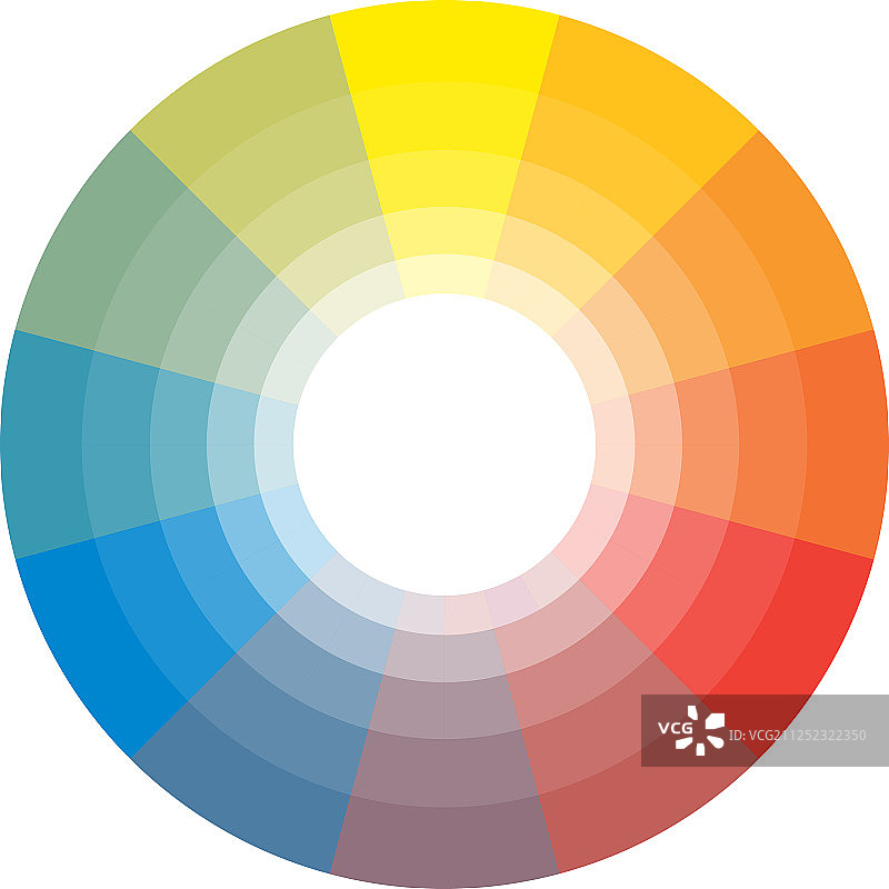 彩色光谱渐变圆形图片素材