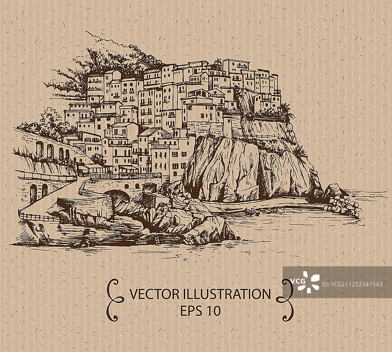 五渔村图片素材