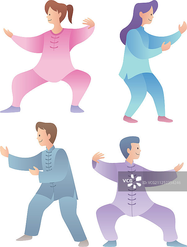 气功人物设定图片素材