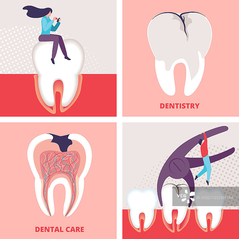 口腔牙科诊所辅助海报图片素材
