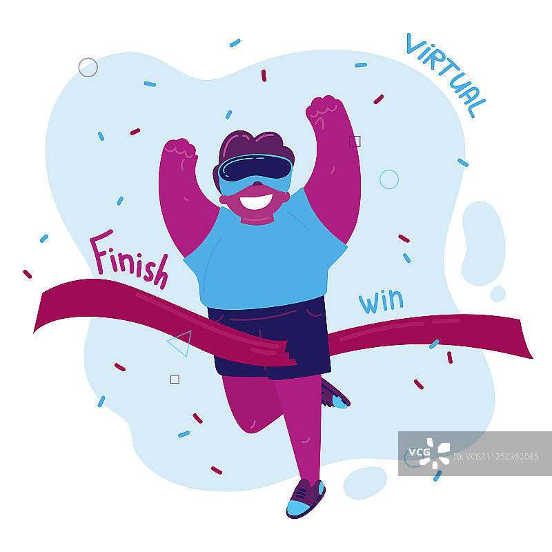 VR虚拟现实运动图片素材