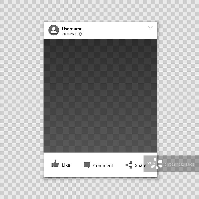 社交网络相框图片素材