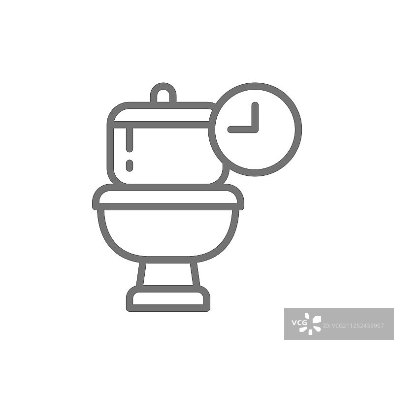 频繁如厕排队图标图片素材