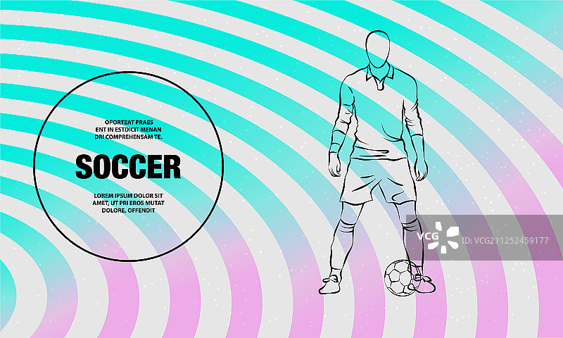 足球运动员准备踢球图片素材