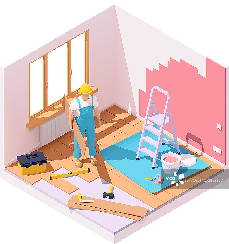 2.5D房屋装修图片素材