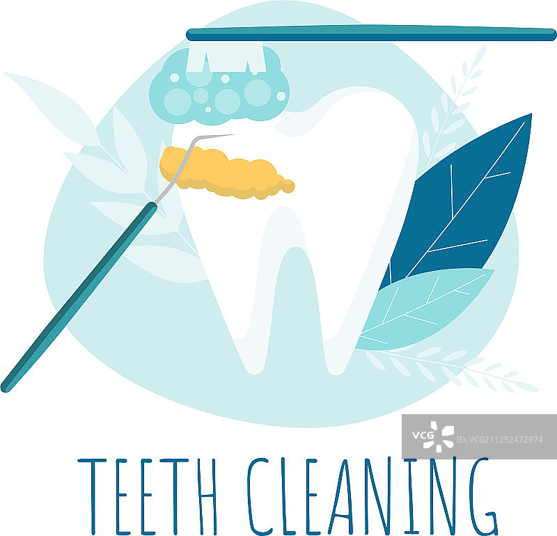 牙科检查健康牙齿口腔护理图片素材