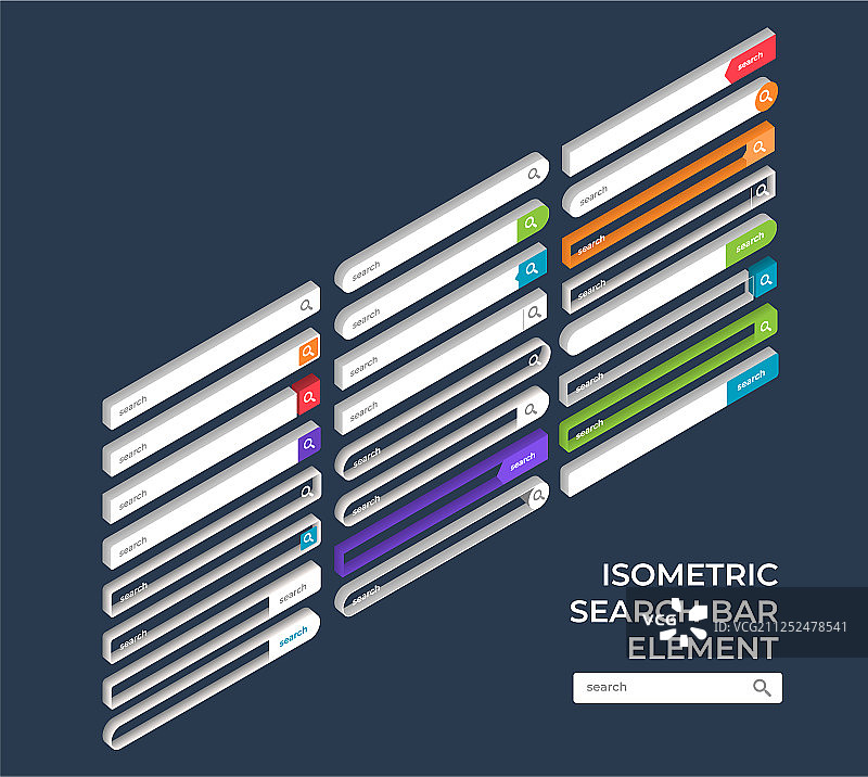 搜索栏元素图片素材