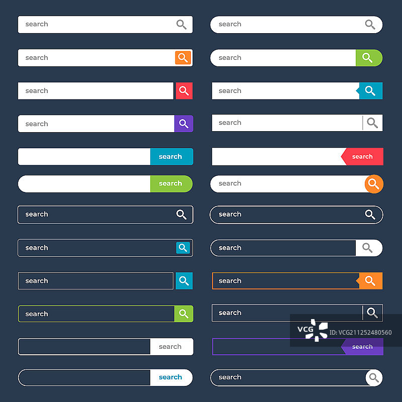 搜索栏元素图片素材