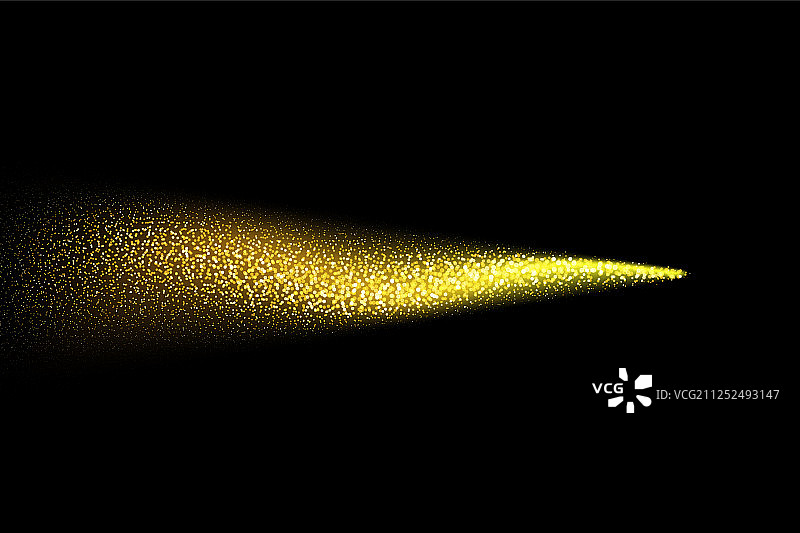 金色发光灯光效果图片素材