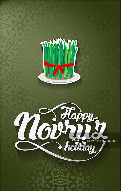 伊朗阿塞拜疆诺鲁孜节贺卡图片素材