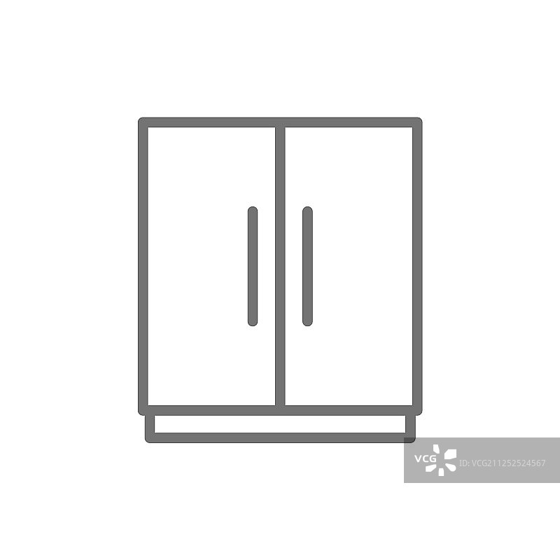 双门冰箱图片素材