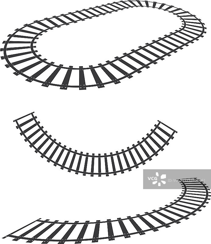 铁路轨道图标设计图片素材