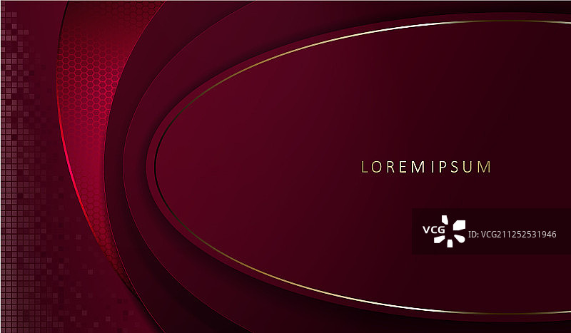 抽象深粉色椭圆框架设计图片素材