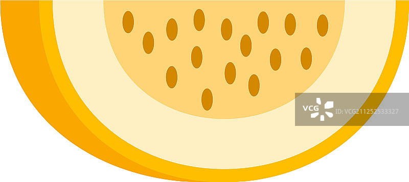 瓜块扁平风格图标图片素材