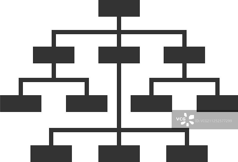 扁平风格程序树图标图片素材