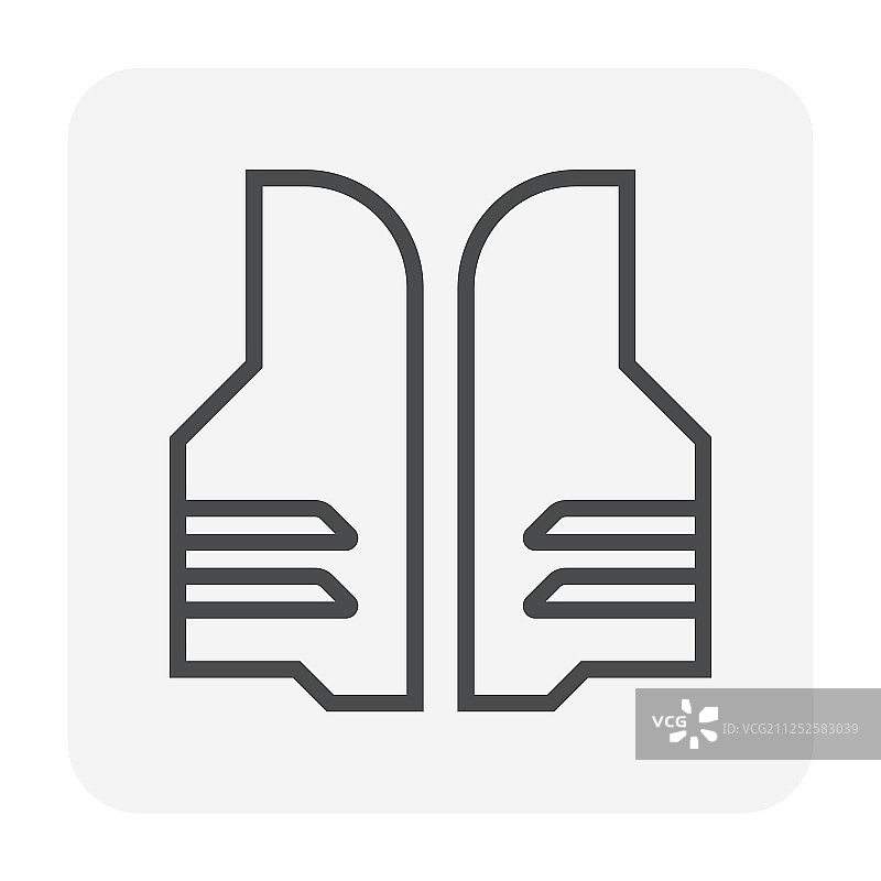 马甲服装图标图片素材