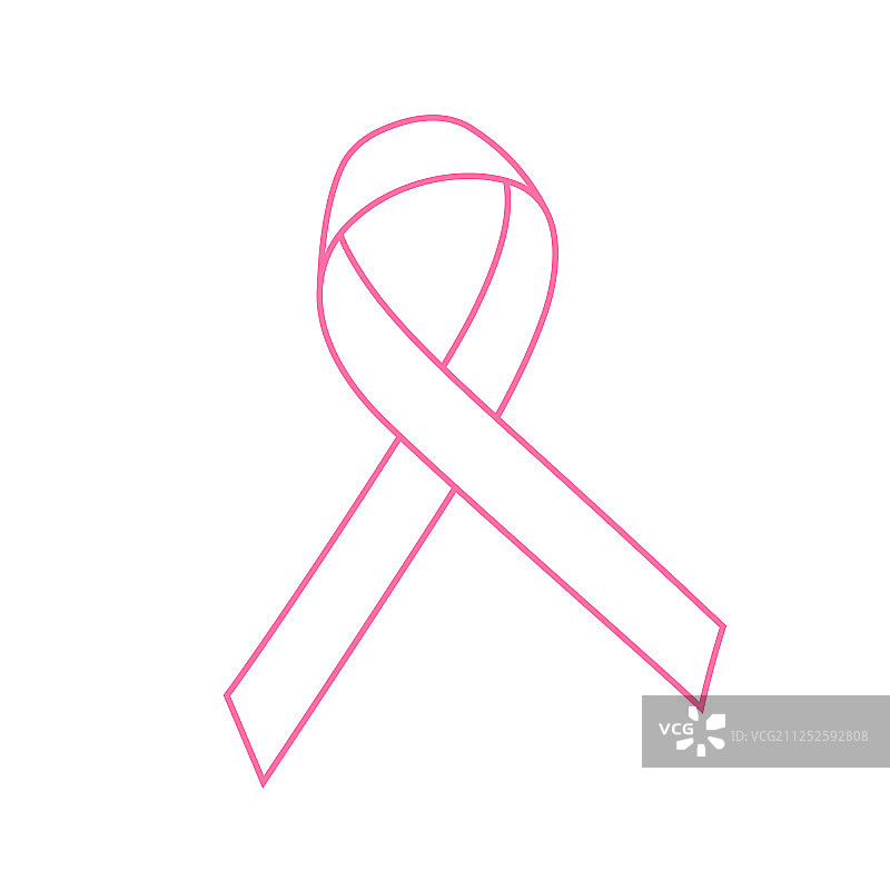 世界乳腺癌防治粉红丝带标志图片素材