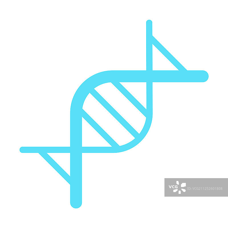DNA遗传标志LOGO，DNA图标图片素材