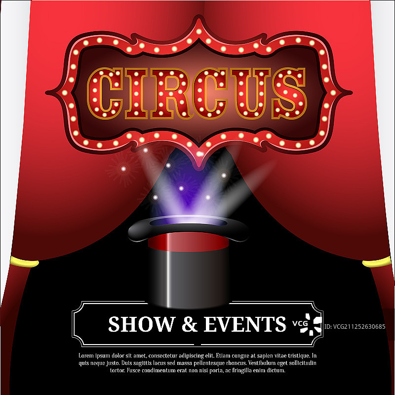 马戏团海报图片素材