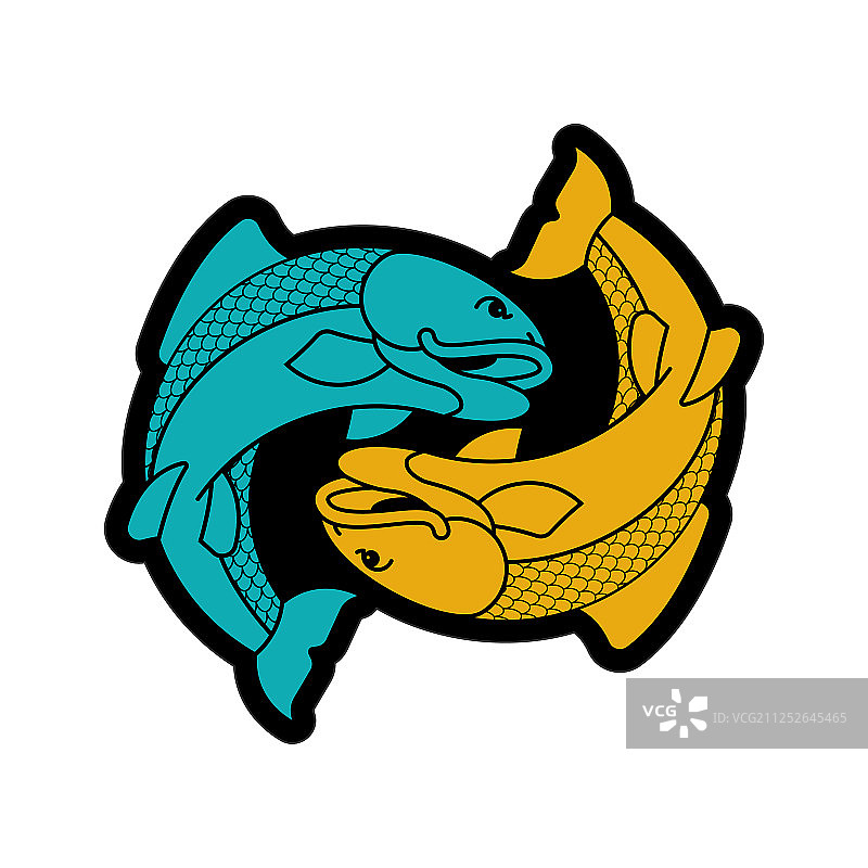 日本鲤鱼，亚洲民间风 isolated图片素材