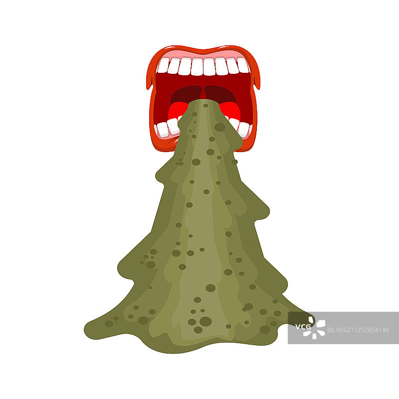 卡通呕吐图片素材