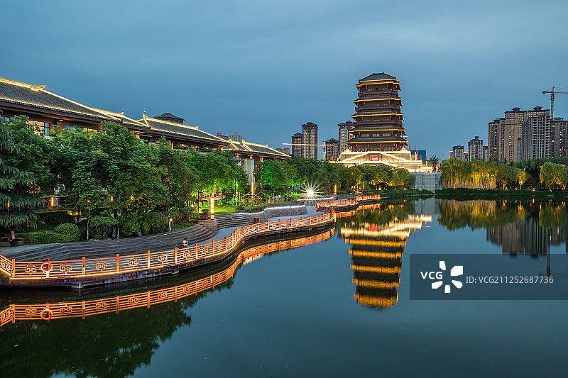 西安大风阁图片素材