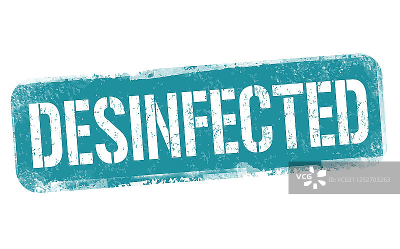已消毒标志或印章图片素材