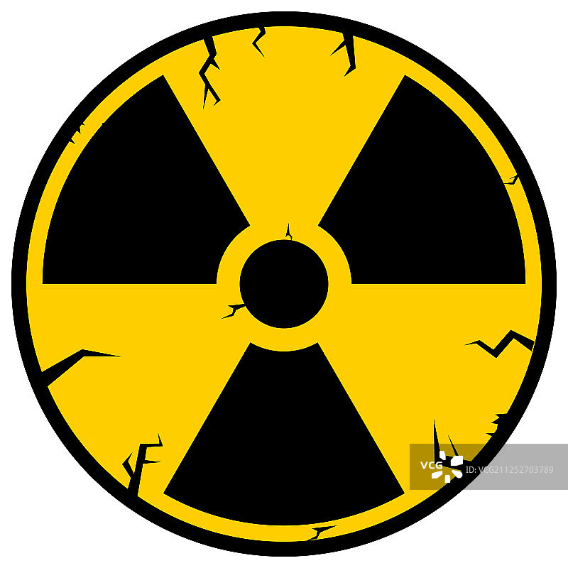 电离辐射标志放射性污染图片素材