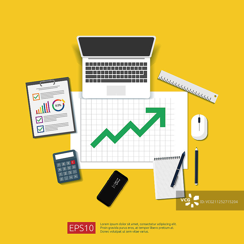 财务分析商业财务统计图片素材