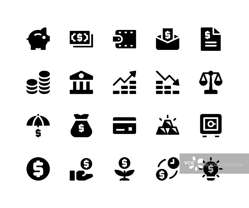 金融符号图标图片素材