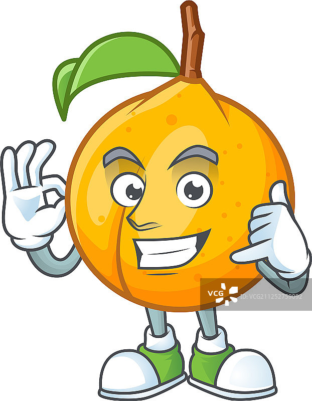 白色背景上的卡通肉豆蔻种子图片素材