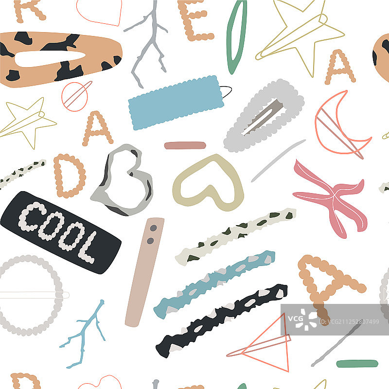 时尚发饰无缝图案图片素材