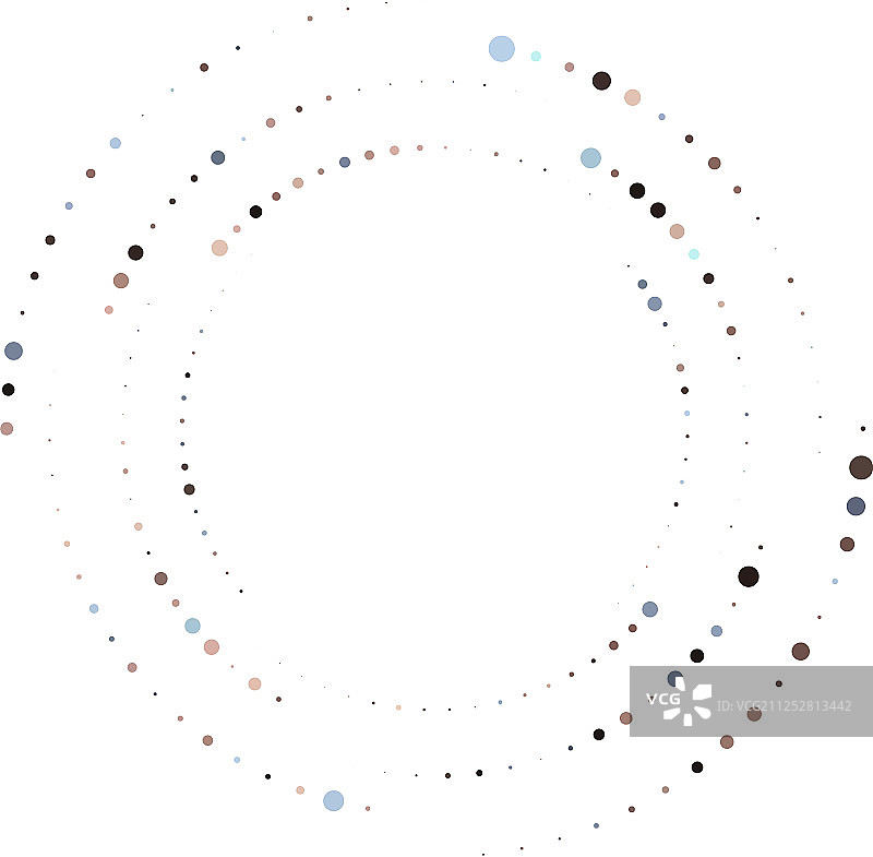 同心半色调点图片素材