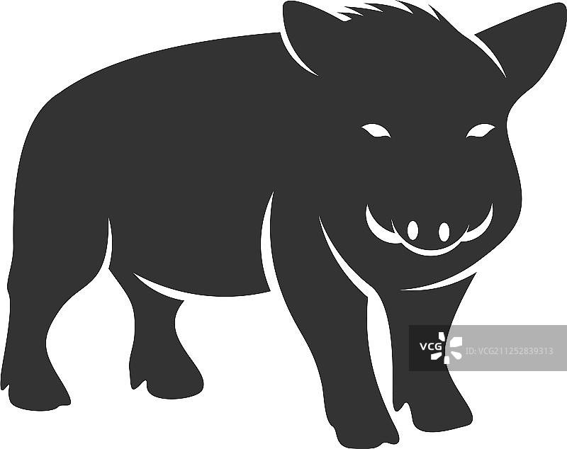 野猪logo设计模板图标符号图片素材