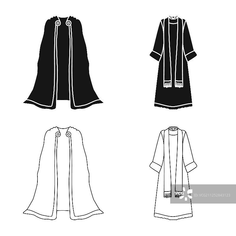 设计材料和服装图标图片素材