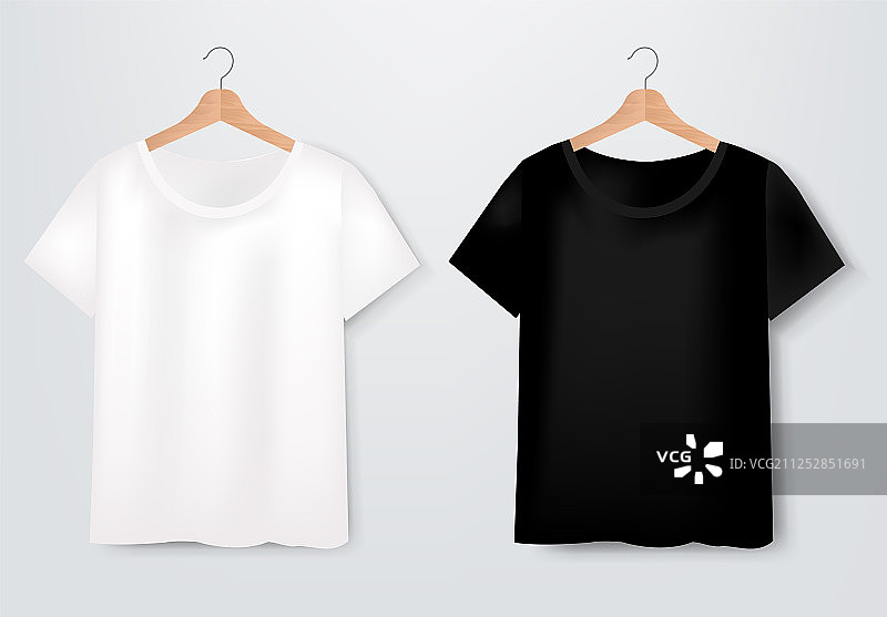 灰色背景上的T恤衫图片素材