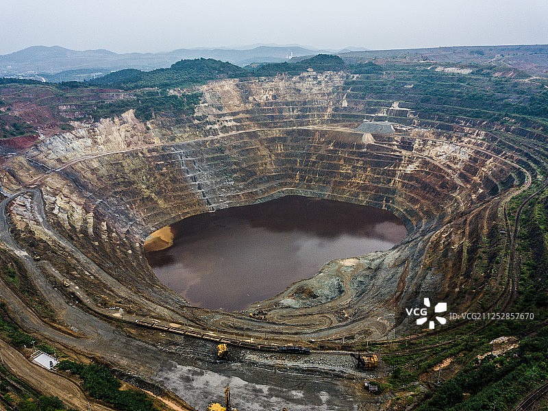 马鞍山凹山铁矿图片素材