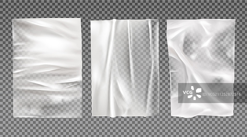 潮湿的白色纸张粘贴图片素材