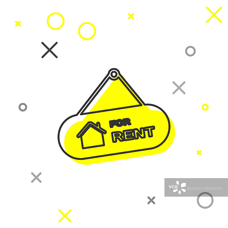 灰色线条出租标志图标图片素材