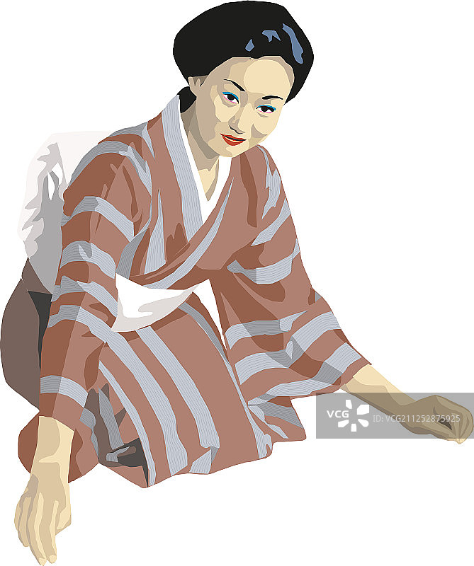 日本传统艺伎图片素材